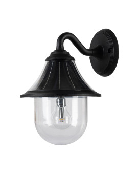 Orion Solar Wall Light Black