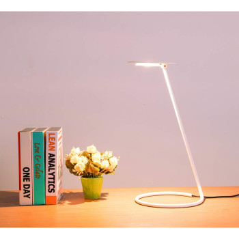 15 Tall Andi Adjustable Led Desk Lamp Satin White