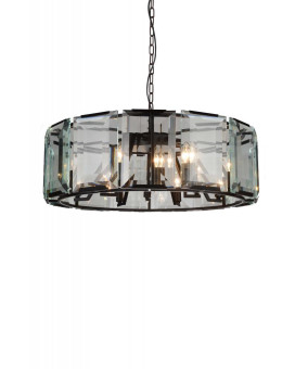 12 Light Chandelier With Black Finish