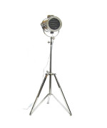 Fully Adjustable Studio Chrome Nautical Lamp With Tripod Electrical Hardware Included