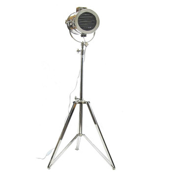 Fully Adjustable Studio Chrome Nautical Lamp With Tripod Electrical Hardware Included