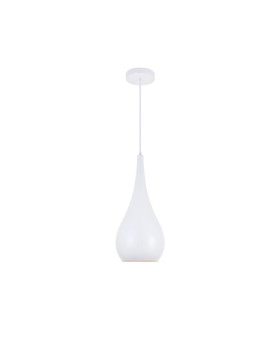 Nora 1 Light White Pendant