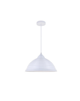 Circa 1 Light White Pendant