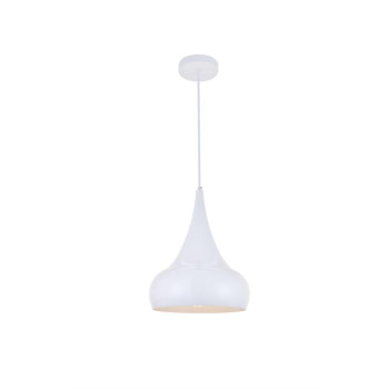 Circa 1 Light White Pendant