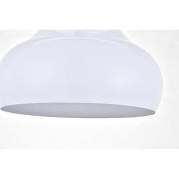 Circa 1 Light White Pendant