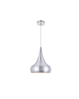 Circa 1 Light Burnished Nickel Pendant