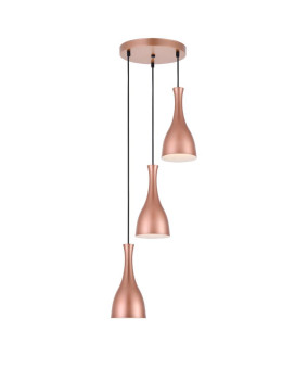 Aiken 3 Light Honey Gold Pendant