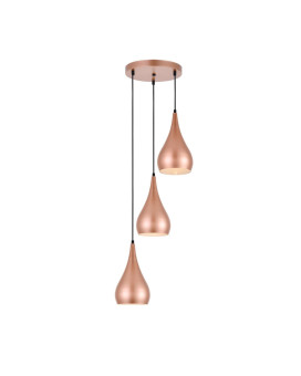 Nora 3 Light Honey Gold Pendant