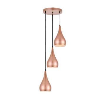 Nora 3 Light Honey Gold Pendant