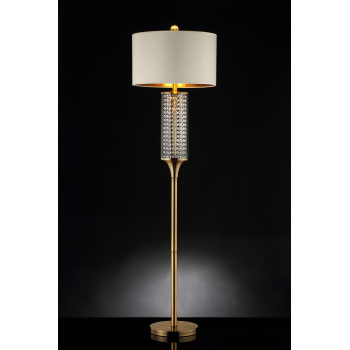 6225Inch Pluviam Crystal Floor Lamp