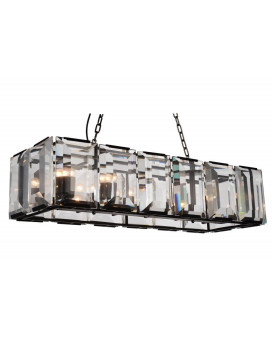 12 Light Chandelier With Black Finish