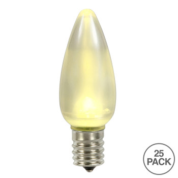 Vickerman C9 Ceramic Led Wmwht Twinkle Bulb 25Box Xledsc91T25