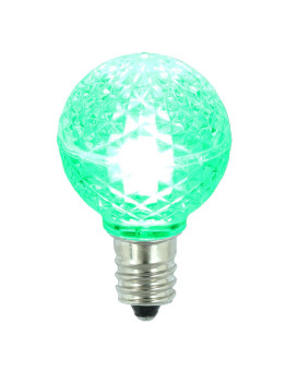 Vickerman G30 Faceted Led Green Bulb E12 38W 25Bx Xledg3425