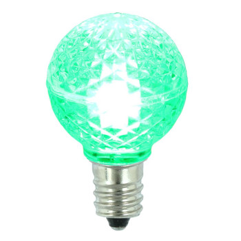 Vickerman G30 Faceted Led Green Bulb E12 38W 25Bx Xledg3425