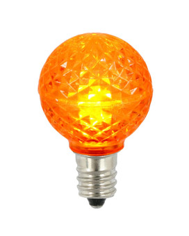 Vickerman G30 Faceted Led Orange Bulb E12 25Box Xledg3825