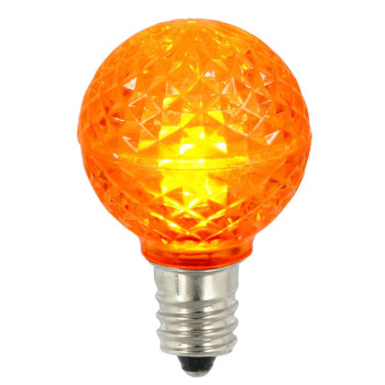 Vickerman G30 Faceted Led Orange Bulb E12 25Box Xledg3825