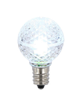 Vickerman G30 Faceted Led Cool Wht Bulb E12 25Box Xledg3525