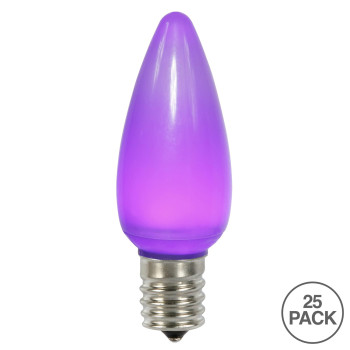 Vickerman C9 Ceramic Led Purple Twinkle Bulb 25Bx Xledsc96T25