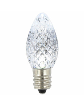 Vickerman C7 Faceted Led Pure White Twinkle 25Box Xledc7Pt25