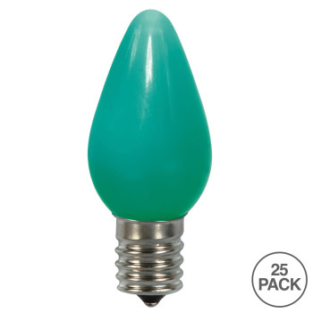 Vickerman C7 Ceramic Led Green Bulb 25Box Xledsc7425