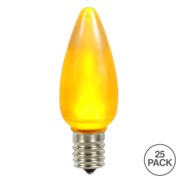 Vickerman C9 Ceramic Led Yellow Twinkle Bulb 25Bx Xledsc97T25