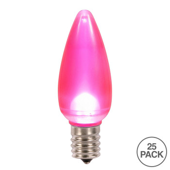 Vickerman C9 Ceramic Led Pink Twinkle Bulb 25Box Xledsc99T25