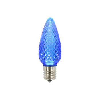 Vickerman C9 Faceted Led Blue Twinkle Bulb 25Box Xledc92T25