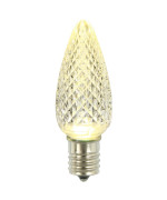 Vickerman C9 Faceted Led Warm White Bulb 45W 25Bx Xledc9125