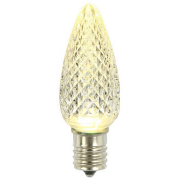 Vickerman C9 Faceted Led Warm White Bulb 45W 25Bx Xledc9125