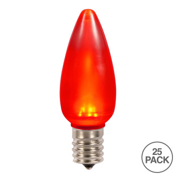 Vickerman C9 Ceramic Led Red Twinkle Bulb 25Box Xledsc93T25