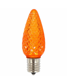 Vickerman C9 Faceted Led Orange Bulb 45W 25Box Xledc9825