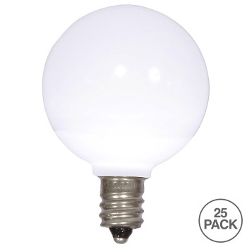 Vickerman G40 Ceramic Led Pure Wht Bulb E12 25Box Xledcg4P25