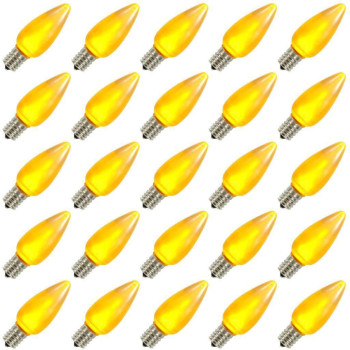 Vickerman C9 Ceramic Led Yellow Bulb 25Box Xledsc9725