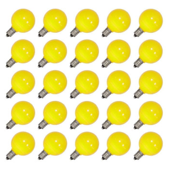 Vickerman G40 Ceramic Led Yellow Bulb E12 25Box Xledcg4725