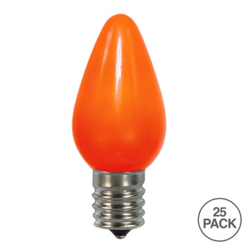 Vickerman C7 Ceramic Led Orange Twinkle Bulb 25Bx Xledsc78T25