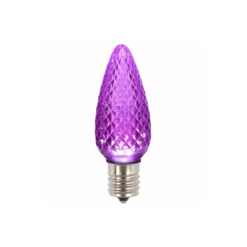 Vickerman C9 Faceted Led Purple Twinkle Bulb 25Bx Xledc96T25