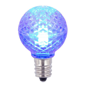 Vickerman G30 Faceted Led Blue Bulb E12 38W 25Bx Xledg3225