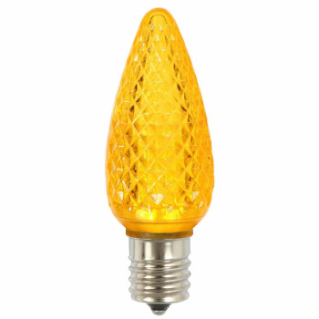 Vickerman C9 Faceted Led Yellow Bulb 45W 25Bpx Xledc9725