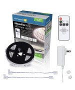 Armacost Lighting 421500 Ribbon Flex Home Warm White Led Tape Light Kit With Remote 16 Ft 3000K