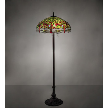 62 High Tiffany Hanginghead Dragonfly Floor Lamp