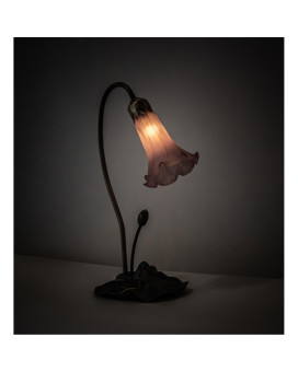 16 High Purple Pond Lily Accent Lamp