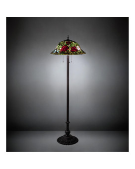 62 High Tiffany Rosebush Floor Lamp