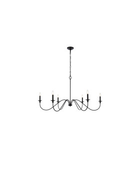 Rohan 48 Inch Chandelier In Matte Black