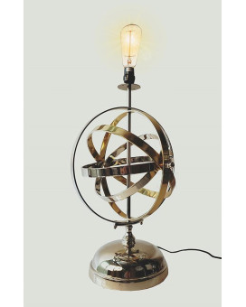 Aluminum Armillary Table Lamp