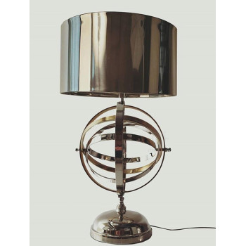 Aluminum Armillary Table Lamp