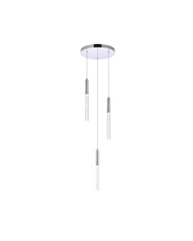 Ruelle 3 Lights Chrome Pendant