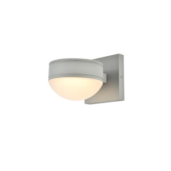 Raine Integrated Led Wall Sconce In Silver