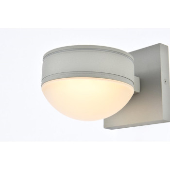 Raine Integrated Led Wall Sconce In Silver