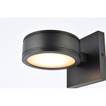 Raine Integrated Led Wall Sconce In Black