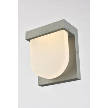 Raine Integrated Led Wall Sconce In Silver